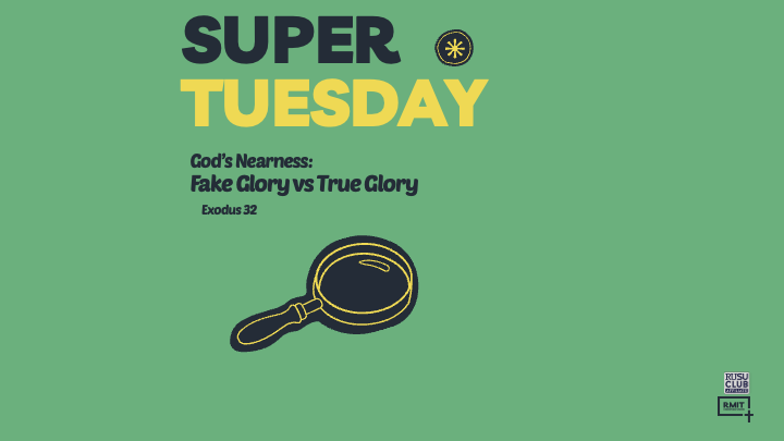 Exodus 32. Fake Glory vs True Glory.