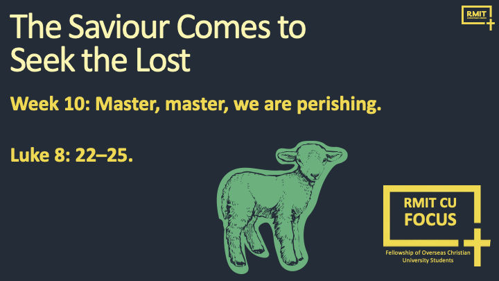 Luke 8:22-25. FOCUS. Master, master, we are perishing.